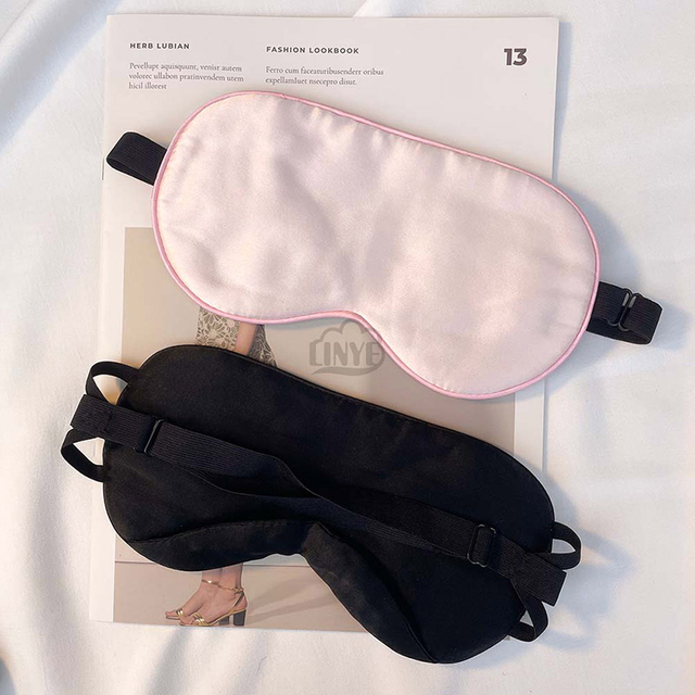 Lichtblockierende, bequeme und feuchtigkeitsspendende Augenmaske aus Seide