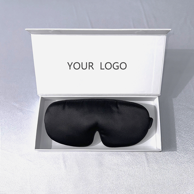 Fortschrittliche feuchtigkeitsspendende und lichtblockierende Schlaf-Augenmaske aus Seide