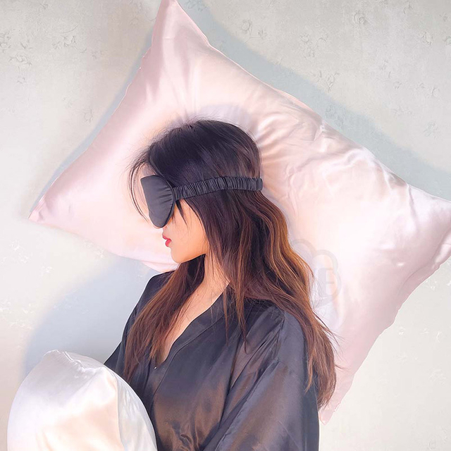 Luxuriöser Kissenbezug aus reiner 100 % Maulbeer-Naturseide mit Reißverschluss oder Kissenbezug aus Umschlagseide