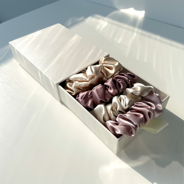 Weiche, langlebige und bequeme Haargummis aus Maulbeerseide